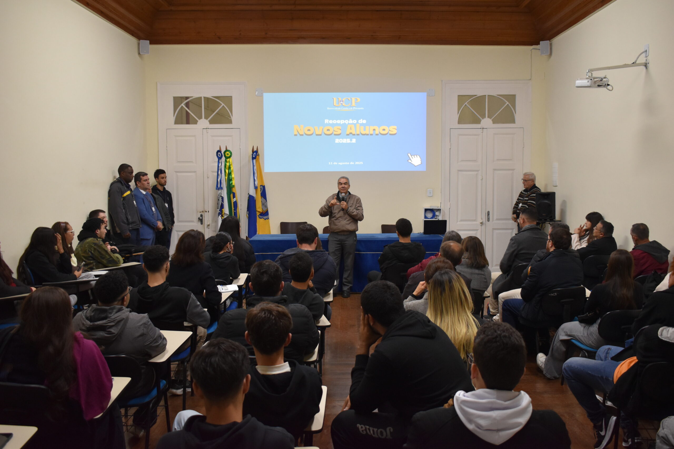 Calouros da UCP conhecem a Universidade e Reitoria em dia especial dedicado a eles
