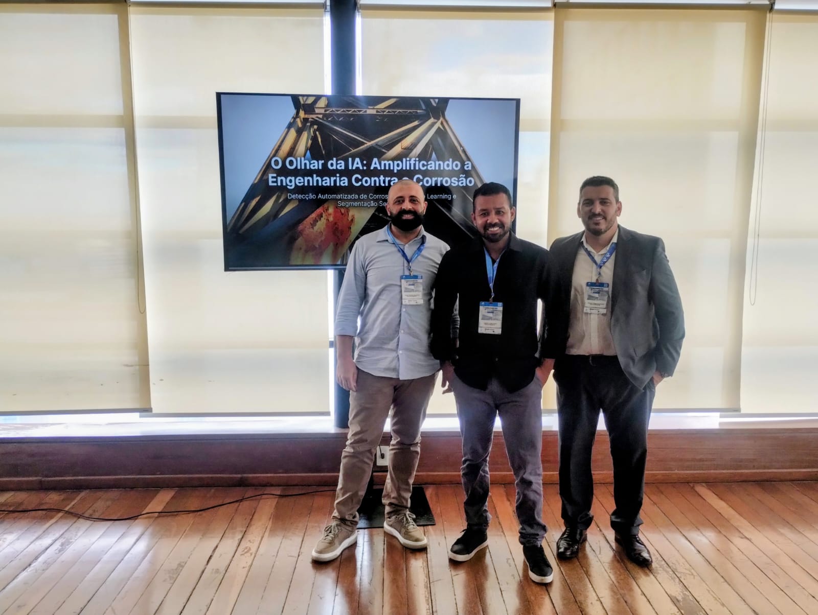 Engenheiros da UCP apresentam pesquisa sobre uso da IA na construção civil em evento no RJ